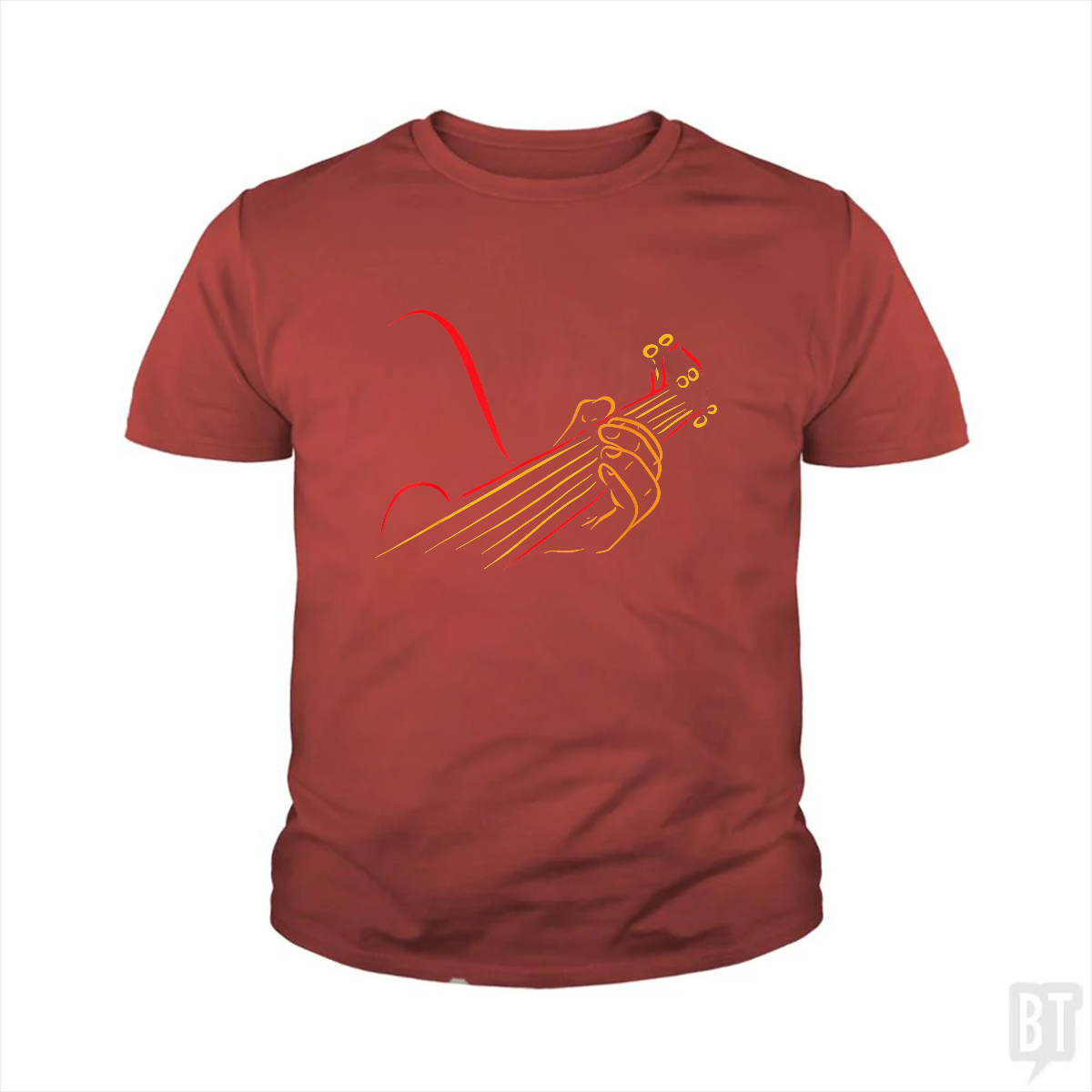 Playing Guitar Music Life Kids Shirt
