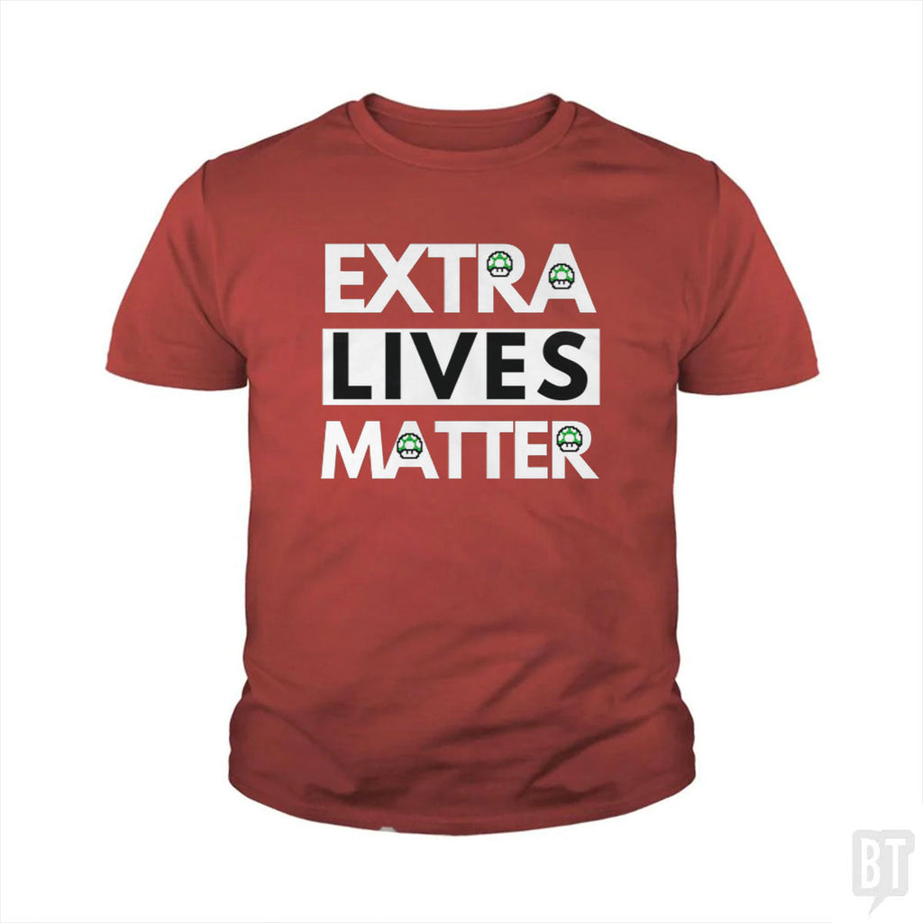 Extra Lives Matter Kids Shirt