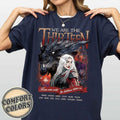 Retro Thirteen Throne Glass Shirt Darkness Claims Us Bookish Reader T-Shirts