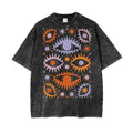 Retro Wash Shirt Evil Eyes Evil Eyes Shirts Celestial All Seeing Eye Mystical Weird Shirt T-Shirts