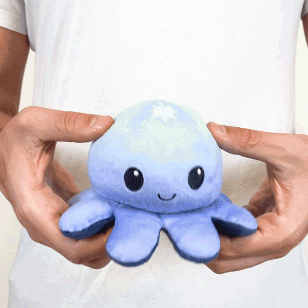 TeeTurtle Reversible Octopus Plushie (Night + Day)
