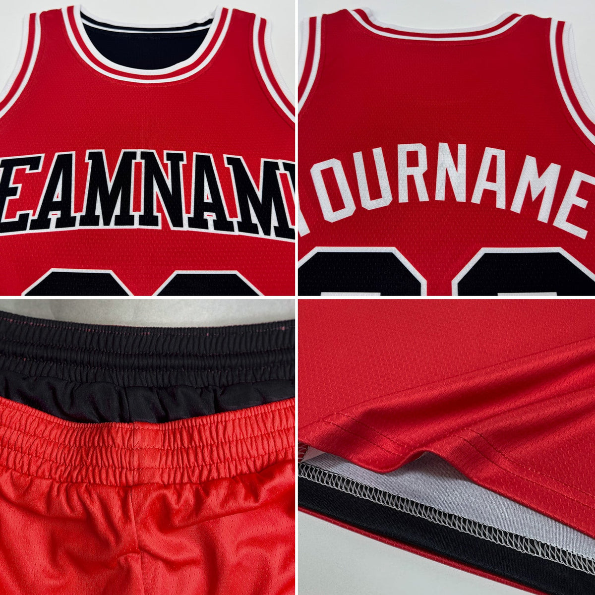 Custom Brown Orange-White Reversible Double Side Sublimation Basketball Suit Jersey
