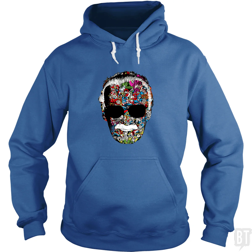 Stan Lee Man of Many Faces Hoodie