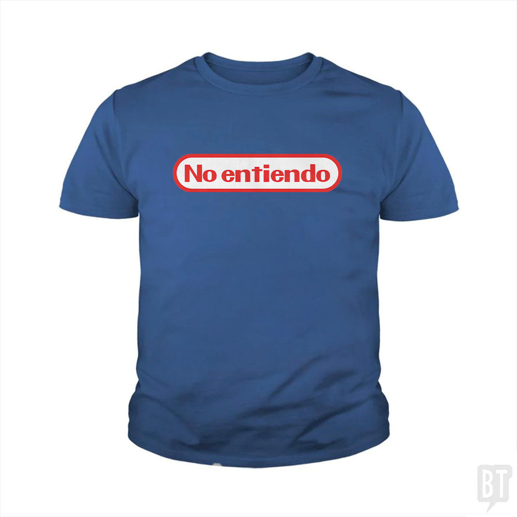 No Entiendo Kids Shirt