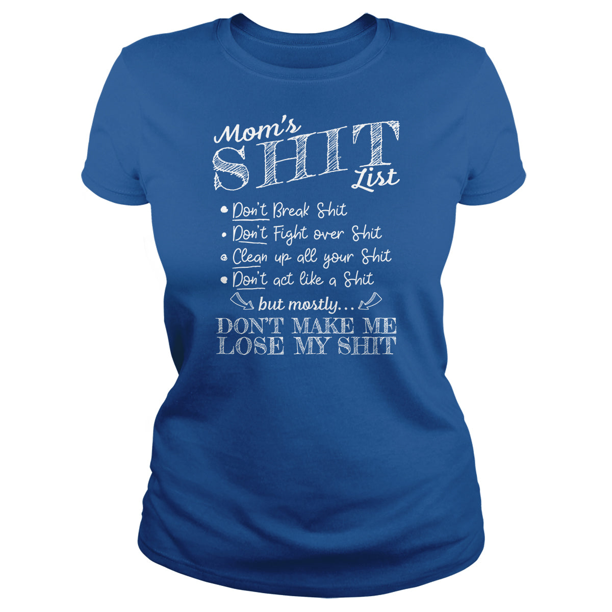 Mom's Shit List