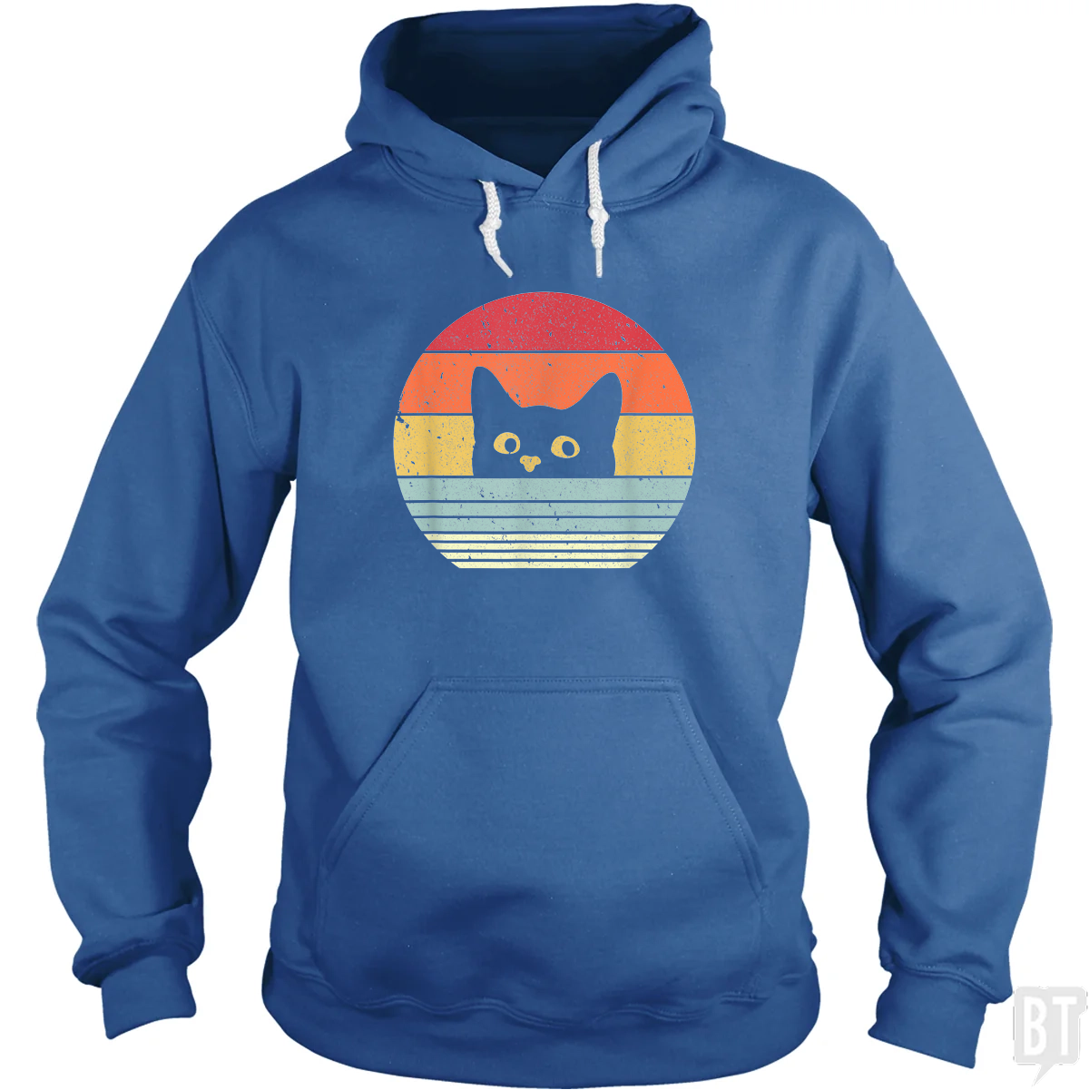 Cat Retro Style Hoodie