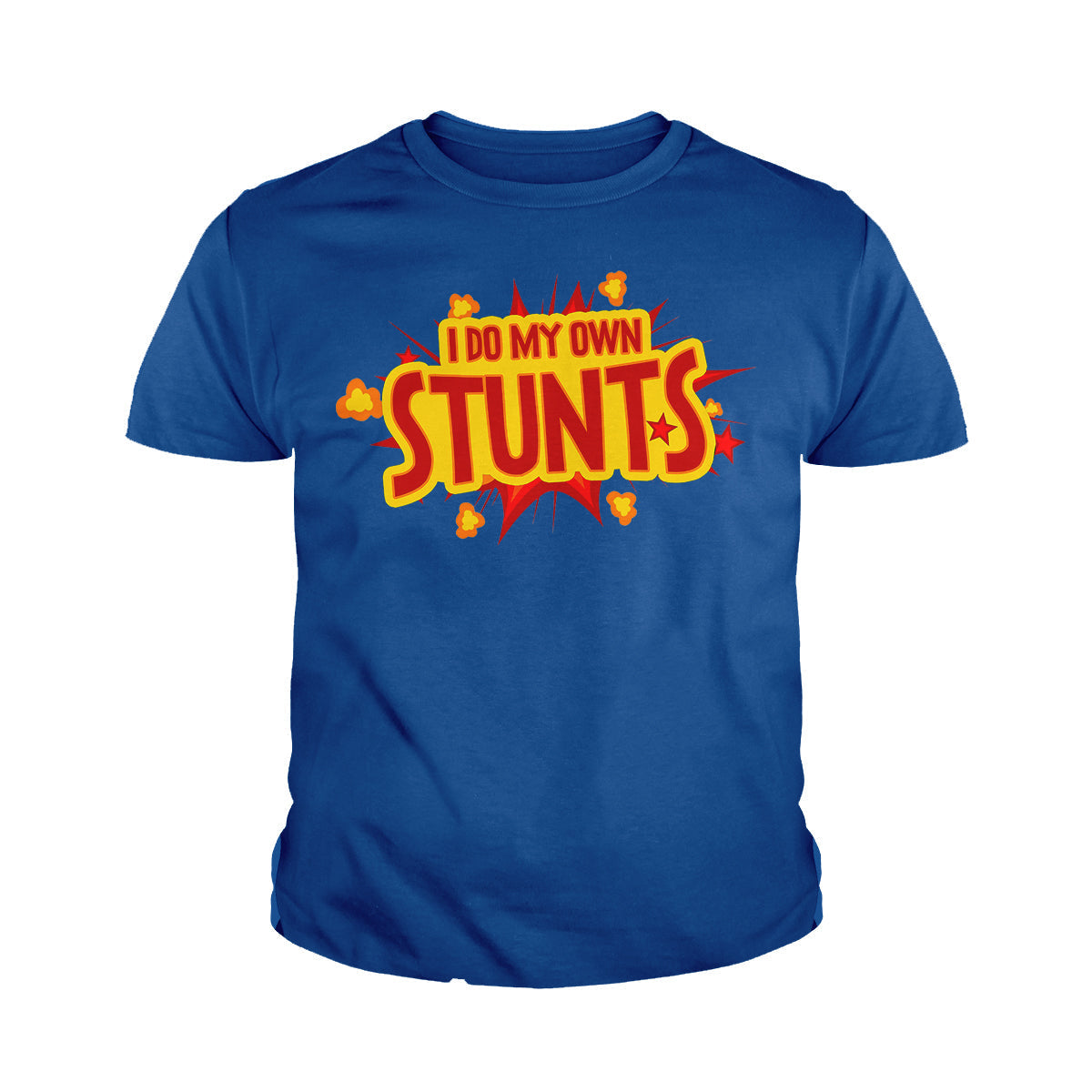 I Do My Own Stunts Kids Shirts