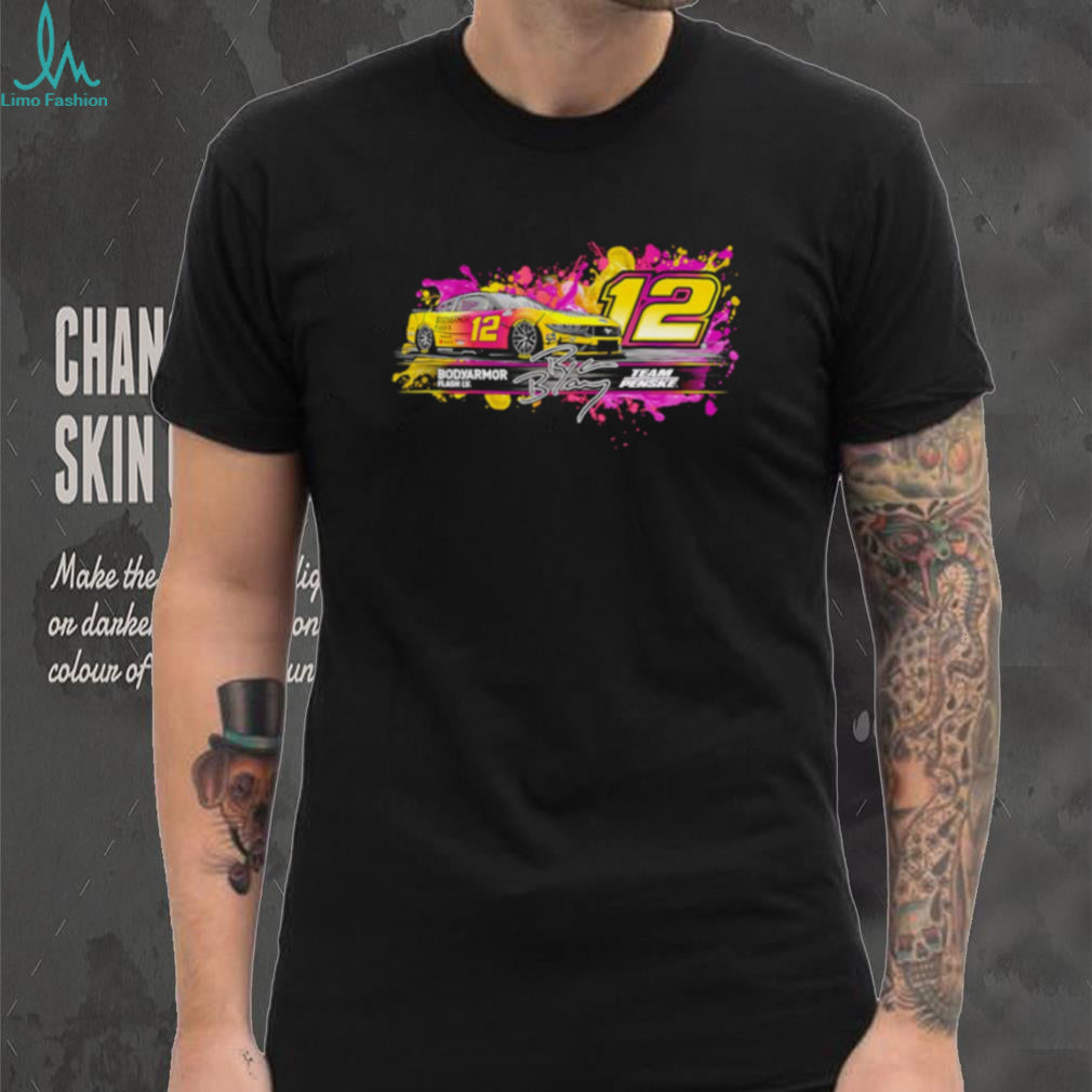Ryan Blaney BodyArmor Flash I.V. Car signature shirt