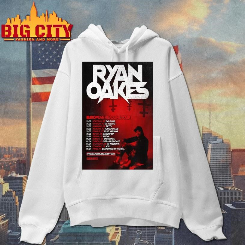 Ryan Oakes European Tour 2026 Poster Shirt