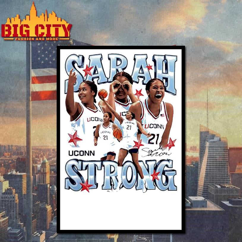 Sarah Strong UConn Huskies Stars vintage Shirt
