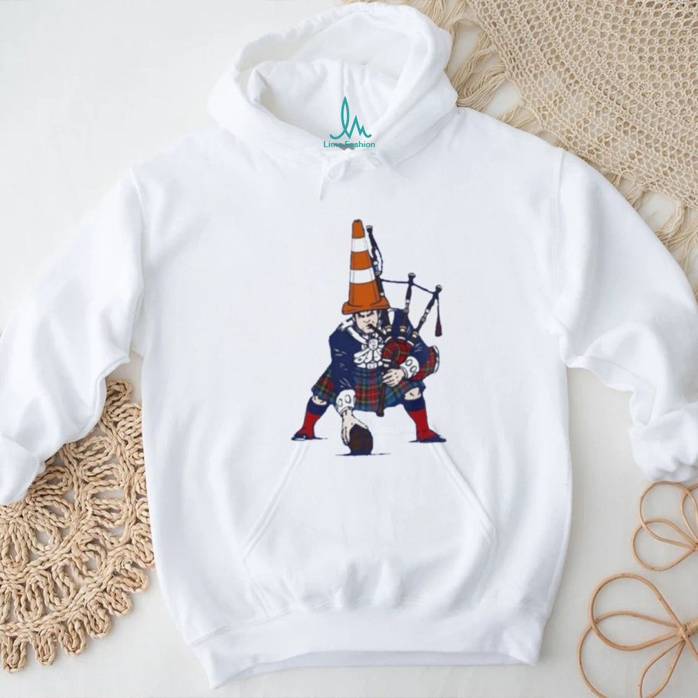 Scotland Tartan Army Traffic Cone Shirt
