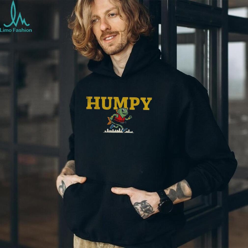 Seattle Mariners baseball Humpy the Salmon running shirt