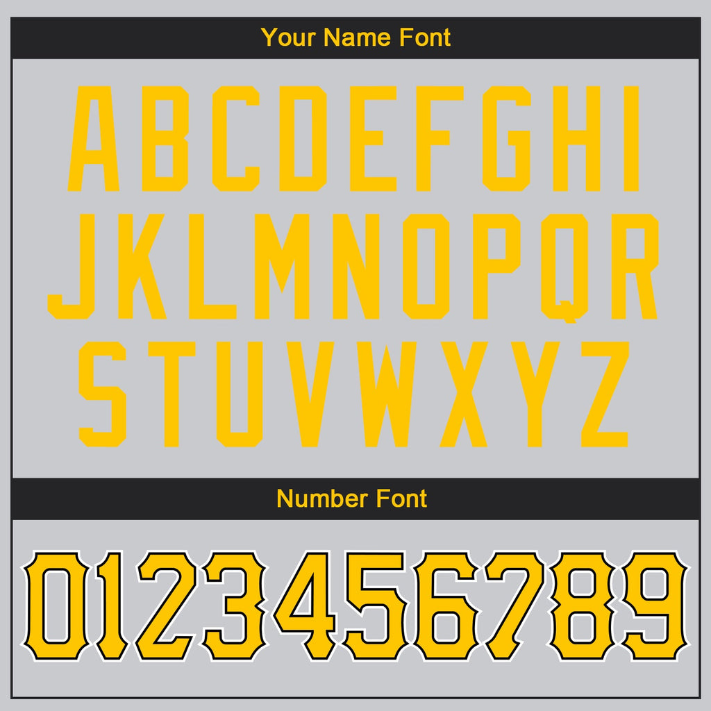Custom Gray Gold-Black Authentic Throwback Basketball Jersey