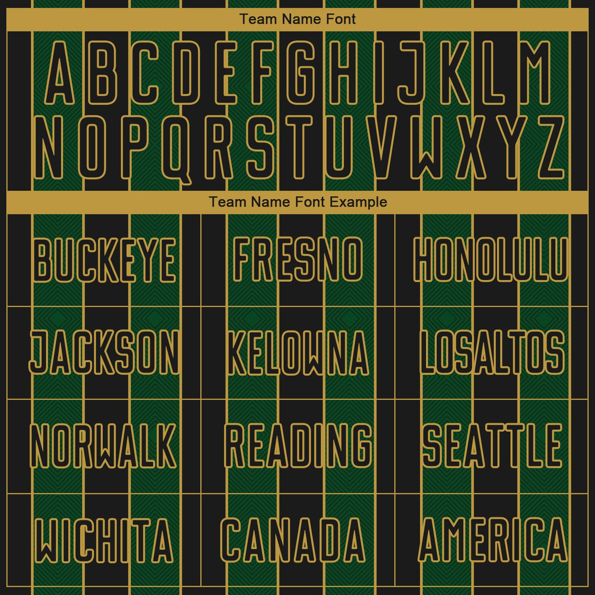 Custom Black Green-Old Gold Pinstripe Line Sports Sublimation Soccer Uniform Jersey