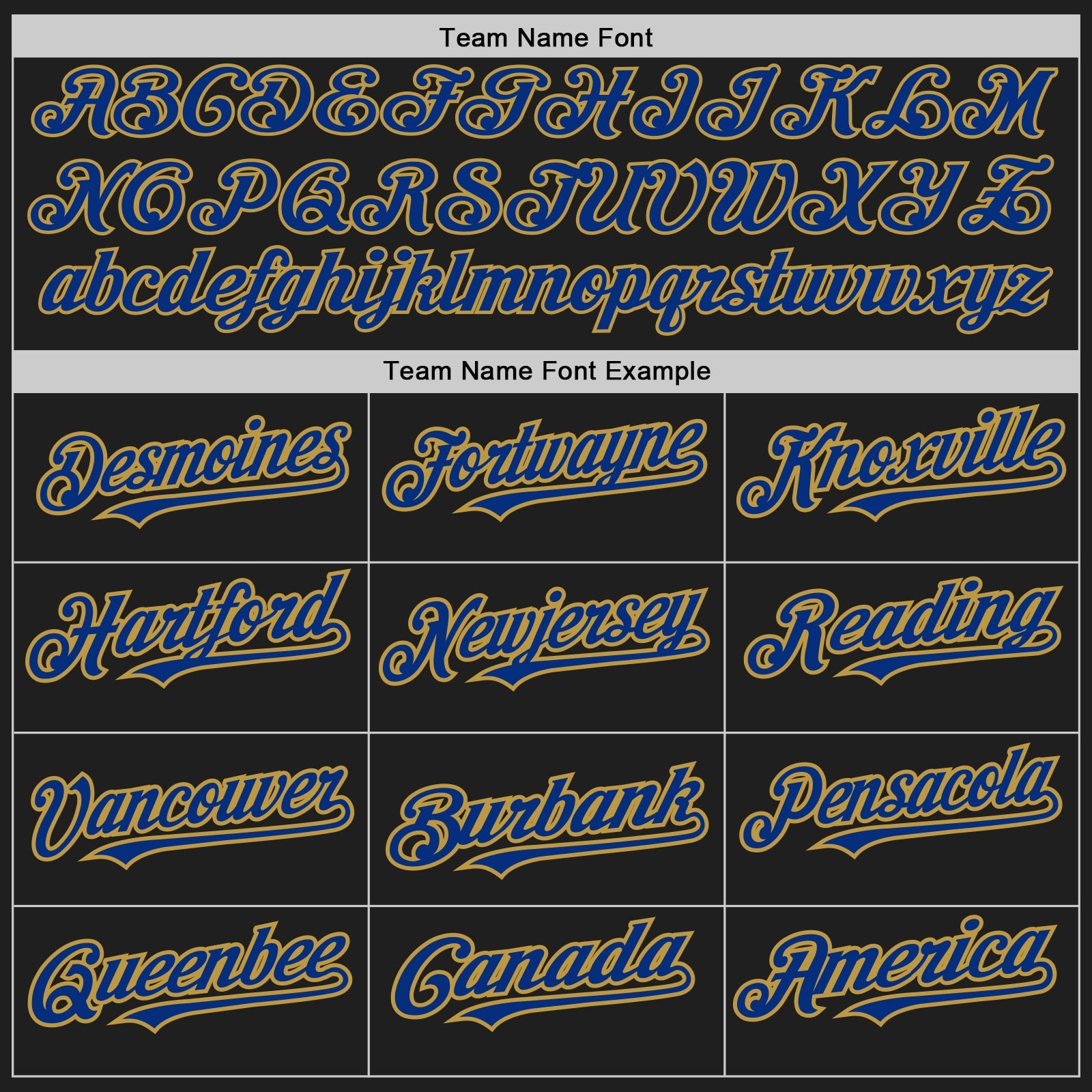 Custom Black Old Gold Pinstripe Royal Two-Button Unisex Softball Jersey