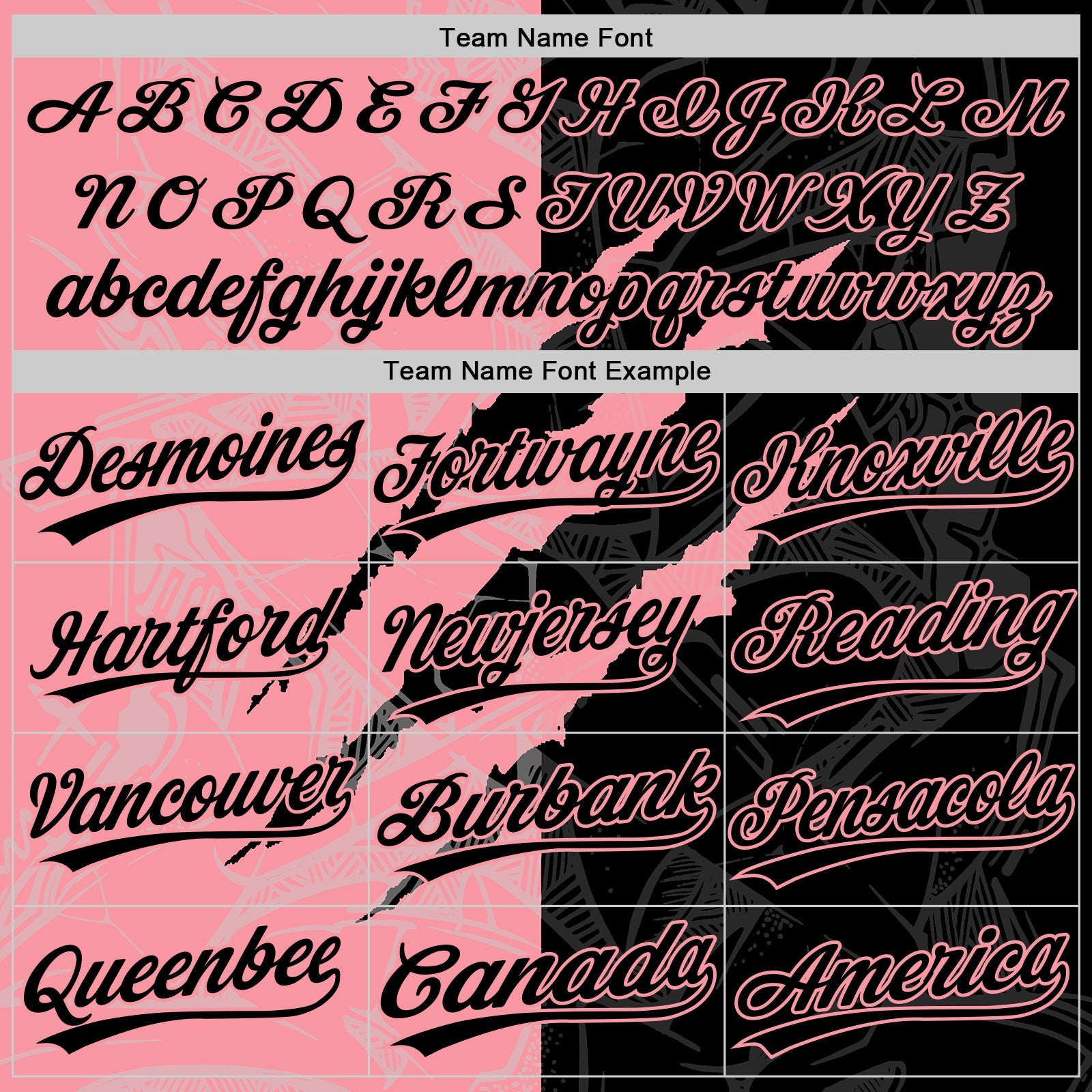 Custom Graffiti Pattern Black-Medium Pink 3D Scratch Two-Button Unisex Softball Jersey