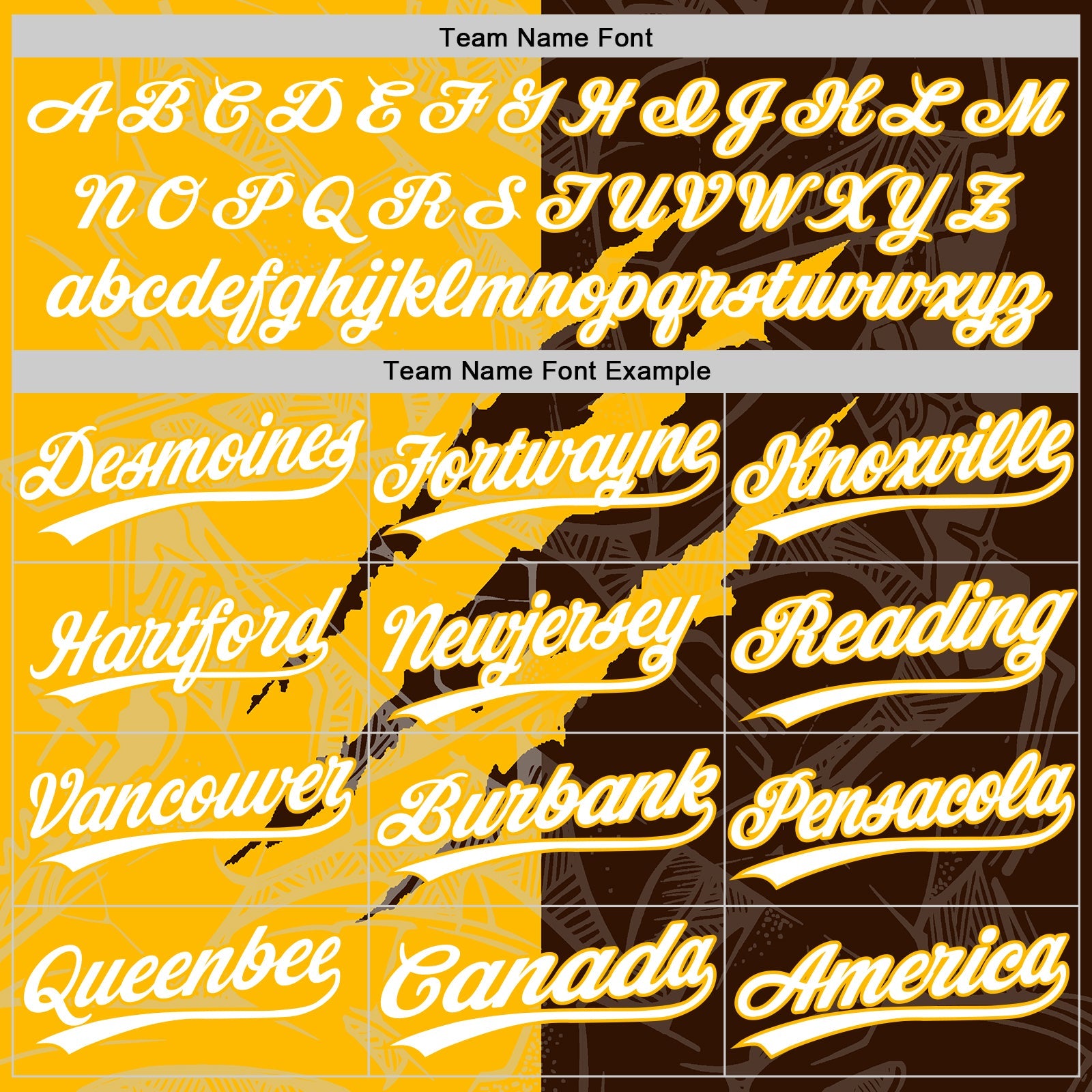 Custom Graffiti Pattern White Brown-Gold 3D Scratch Two-Button Unisex Softball Jersey