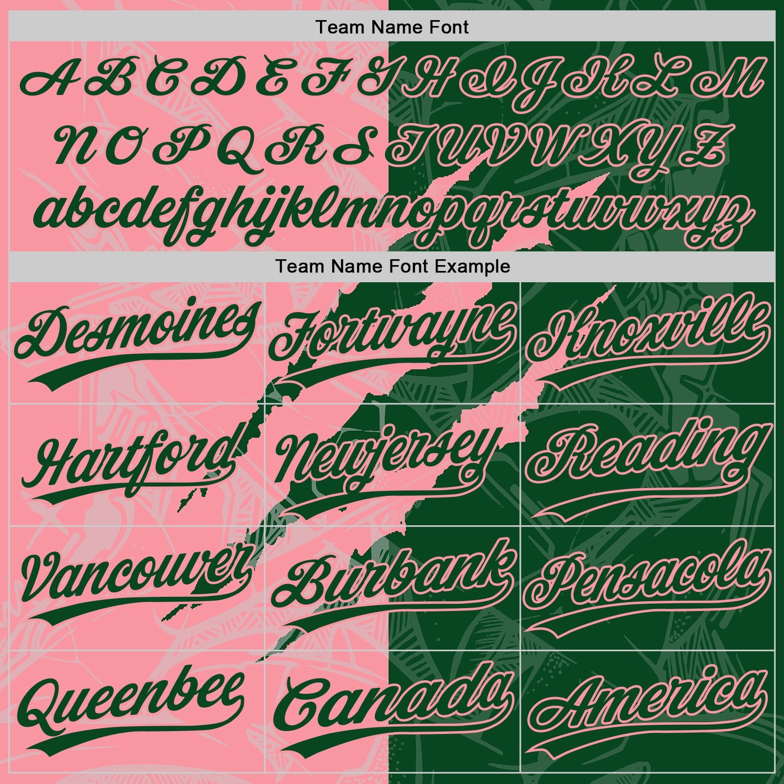 Custom Graffiti Pattern Green-Medium Pink 3D Scratch Two-Button Unisex Softball Jersey