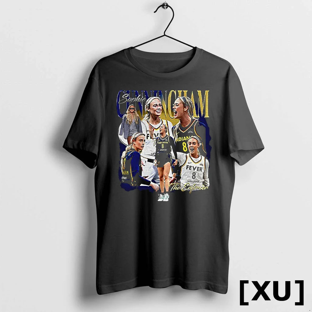 Sophie Cunningham Indiana Fever Wnba Basketball The Enforcer Graphic Tshirts Sweater