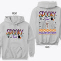 Spooky Tour Two Sides Ghosts Boo Halloween Tour Retro Halloween Town 2 Sides Shirt Womenswear Check Medium T-Shirts