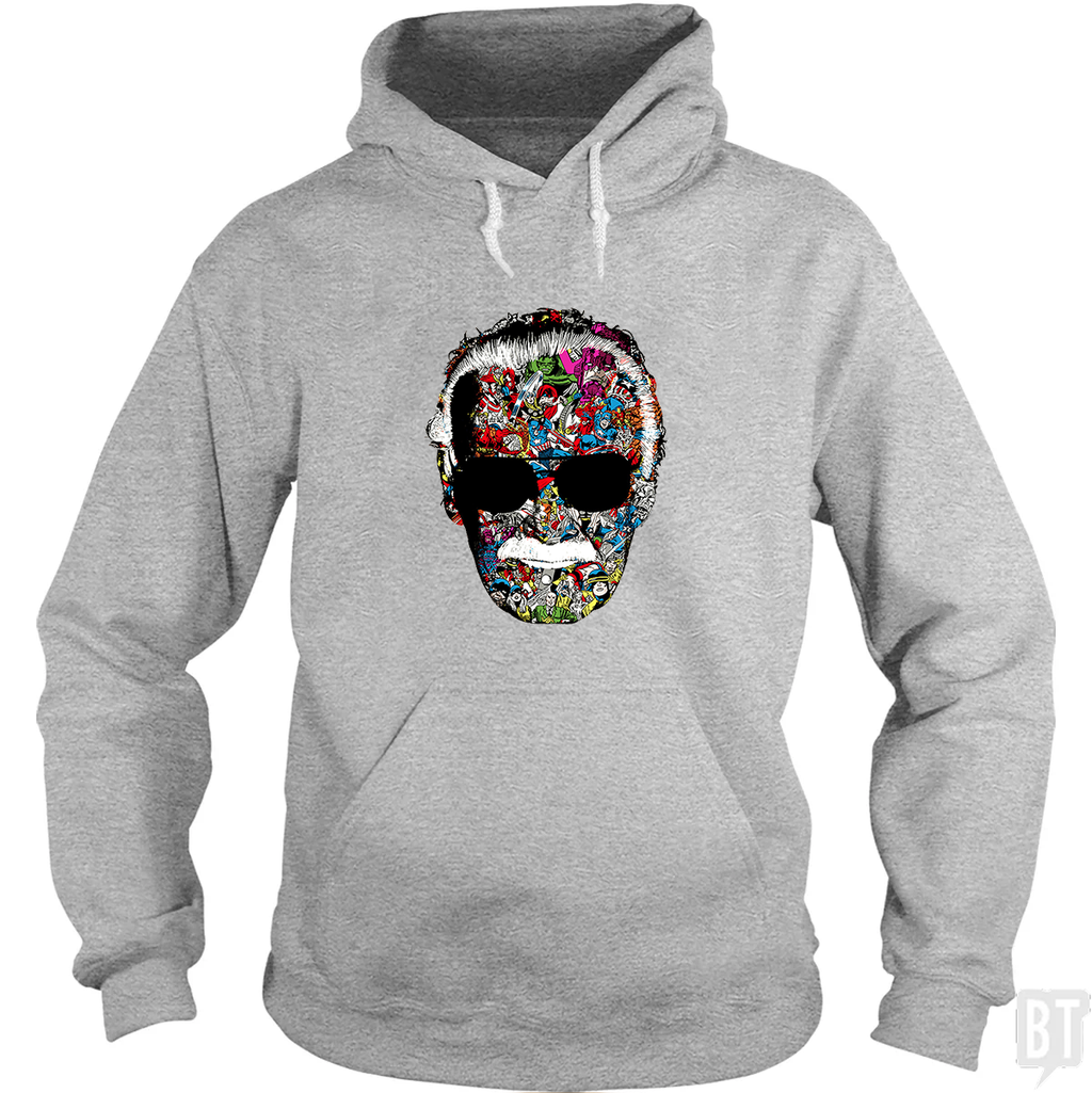 Stan Lee Man of Many Faces Hoodie