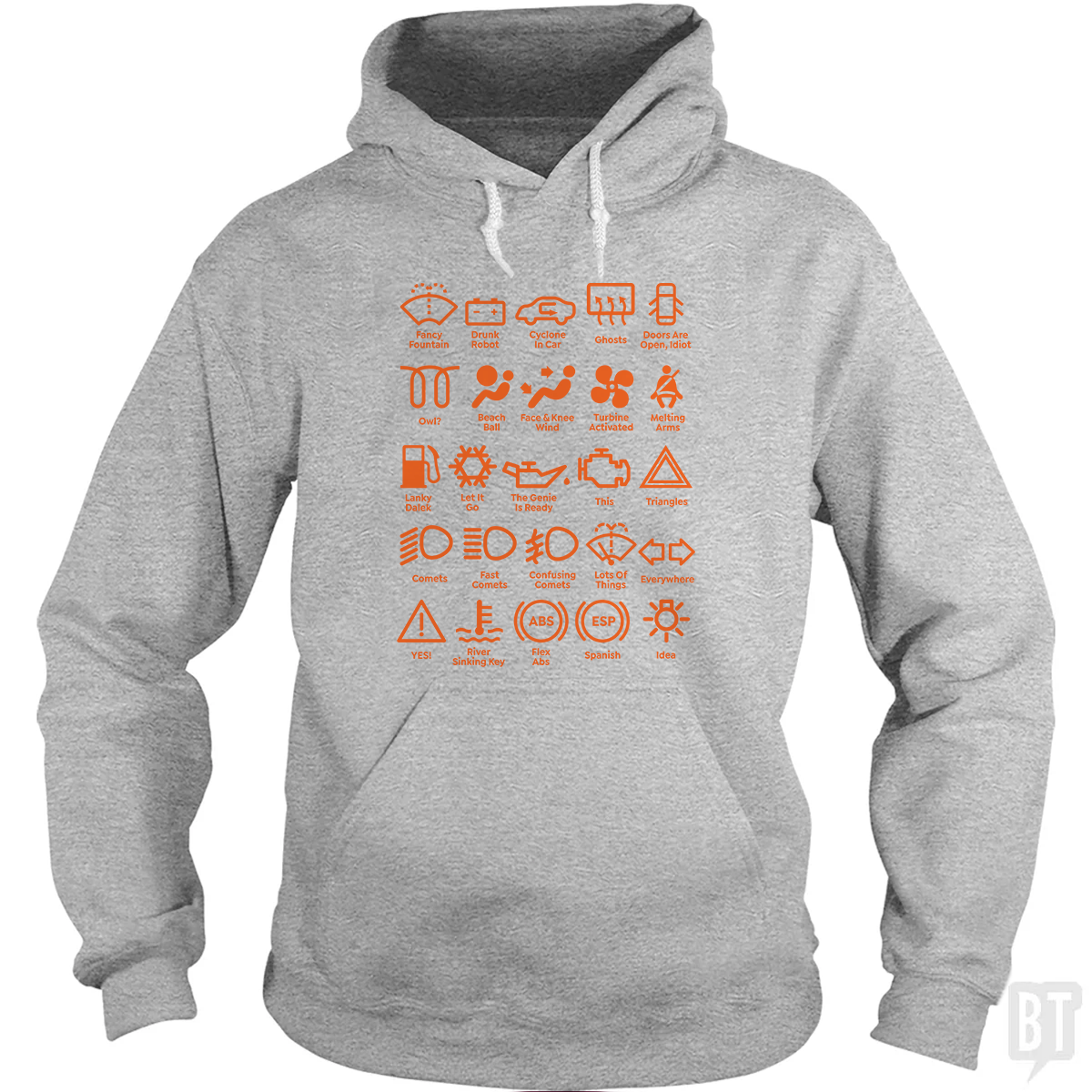 Car Dashboard Lights Hoodie