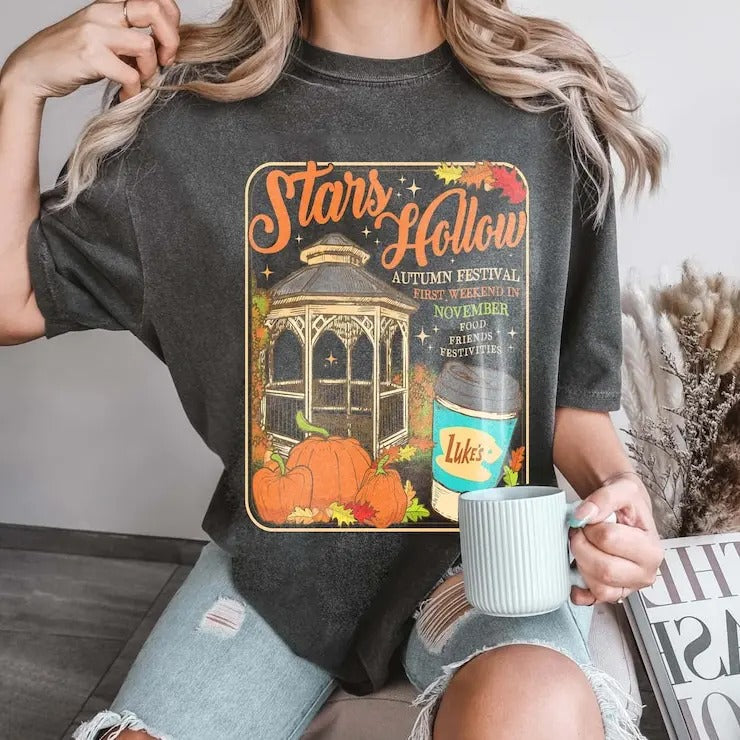 Stars Hollow Connecticut 1779 Shirt Gilmore Man Comfortable Comfortable T-Shirts