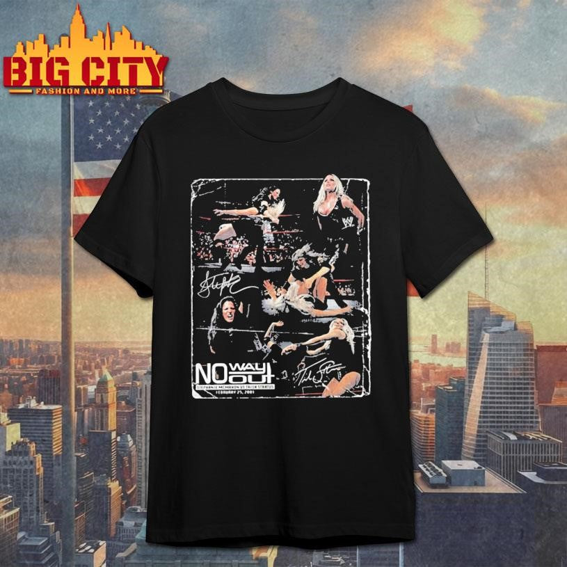 Stephanie Mcmahon Vs Trish Stratus No Way Out 25Th Anniversary Shirt