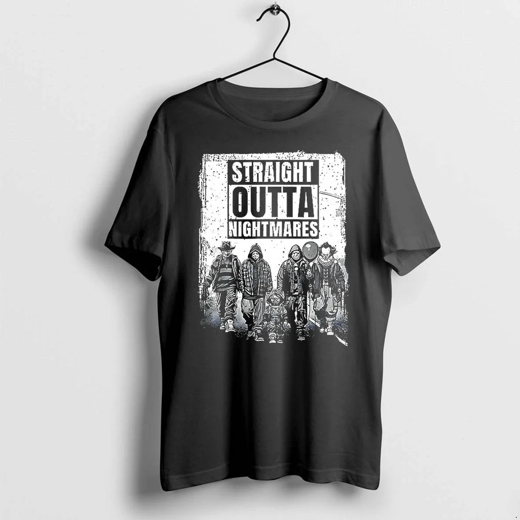 Straight Outta Nightmares Horror Halloween Scary Tshirts Sweater