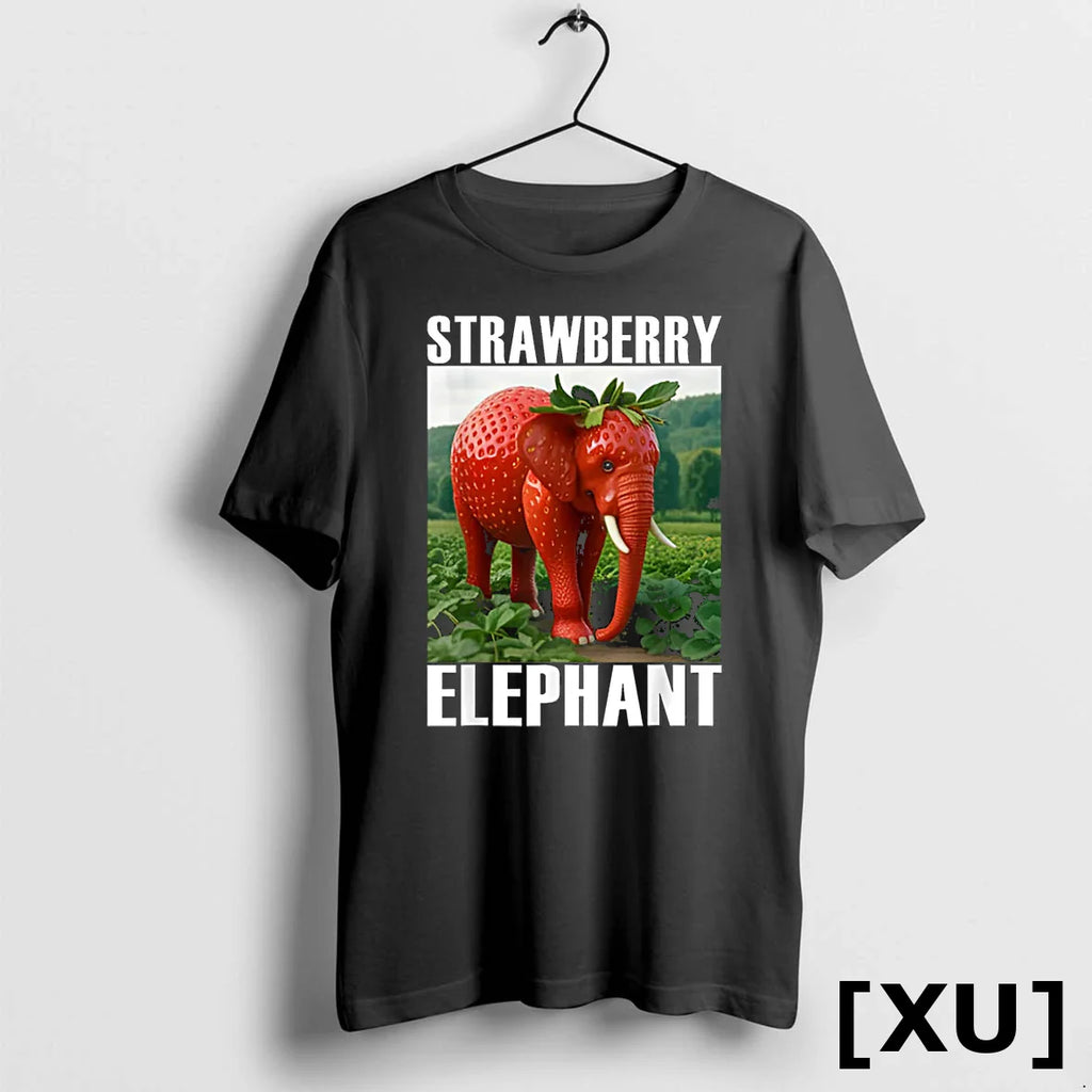 Strawberry Elephant Italian Brainrot Meme Tshirts Sweater