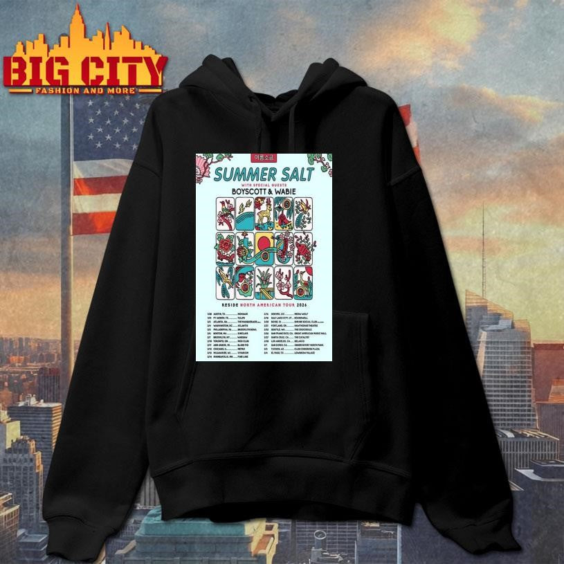 Summer Salt North America Reside Tour 2026 Poster Shirt