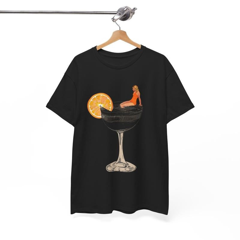 Heavy Cotton Martini Lover Martini Martinini Coctail Coctail Coctail Shirt Her Her T-Shirts