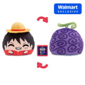 Luffy & Devil Fruit 4" Reversible Plushie