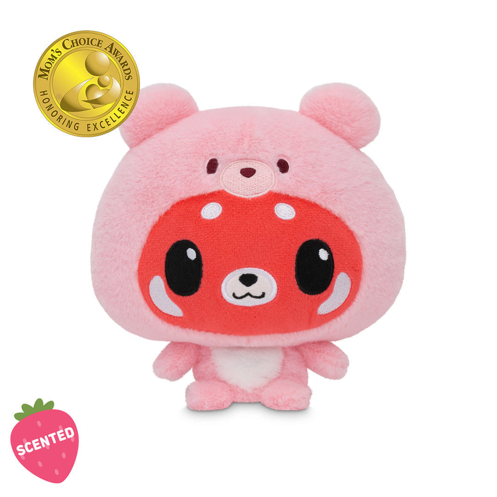 Cloudheads: 5" Strawberry Cake-Scented Red Panda (Cupcake)