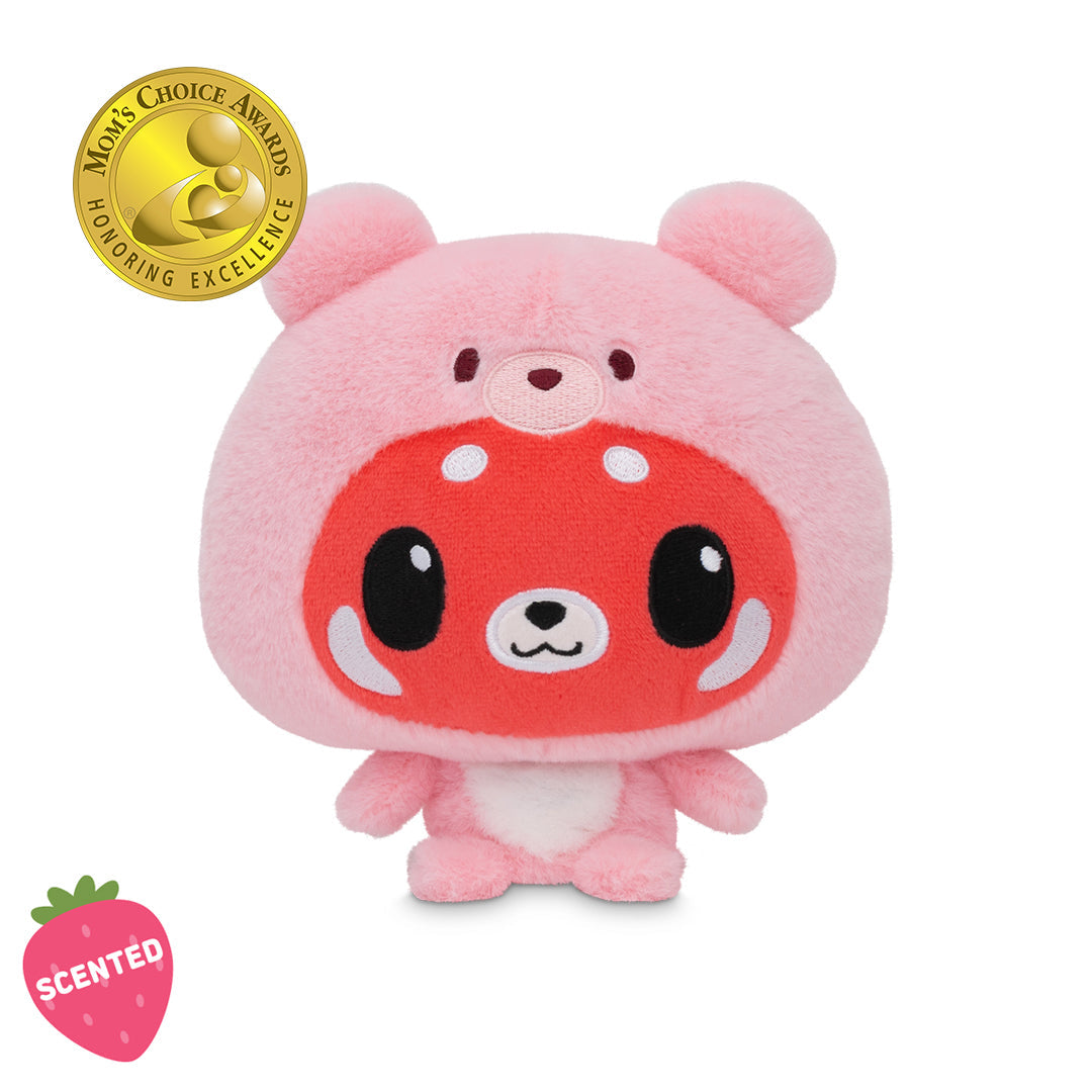 Cloudheads: 5" Strawberry Cake-Scented Red Panda (Cupcake)
