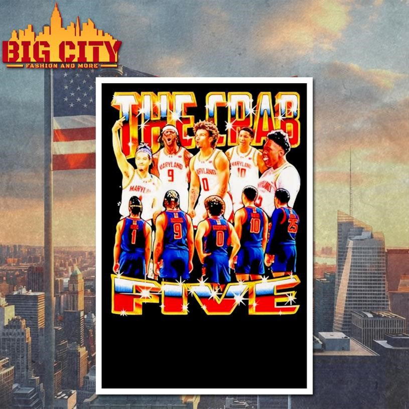 The Crab Five Maryland Terrapins Graphic Shirt