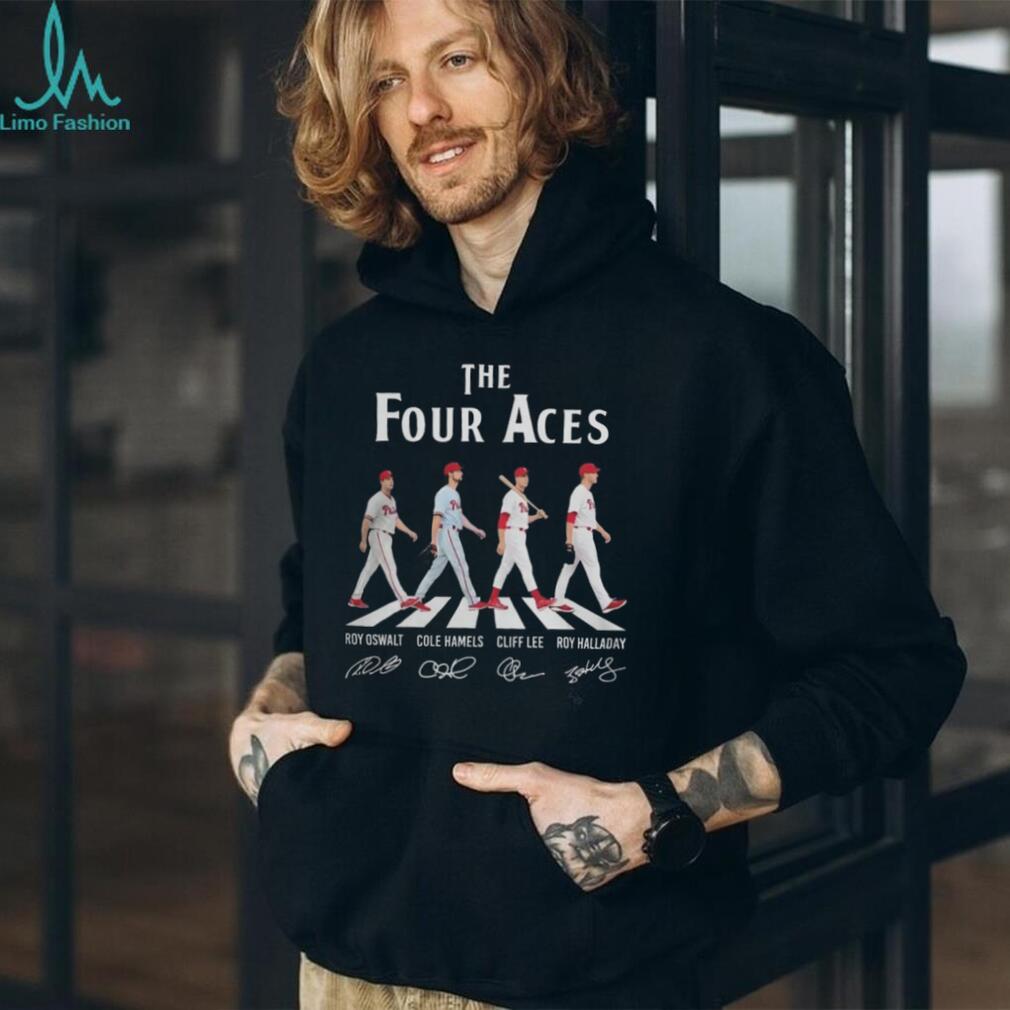 The Four Philadelphia Phillies Baseball Abbey Road Shirt