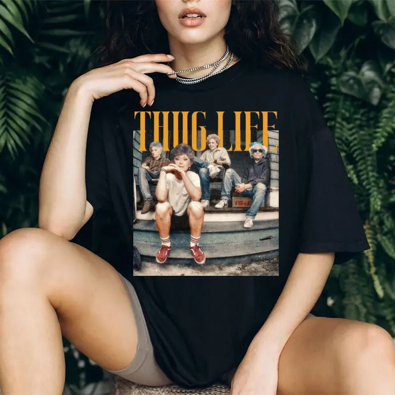 Golden Thug Life 80s TV Show T-Shirts
