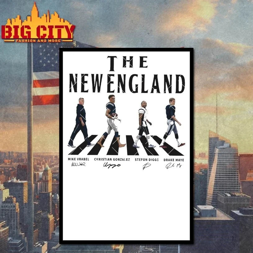 The New England Signatures Football Drake Maye Stefon t-shirt