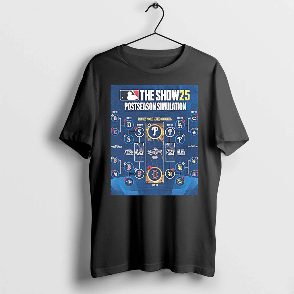 The Show 25 Postseason Simulation Phillies World Series Champions Tshirts Sweater