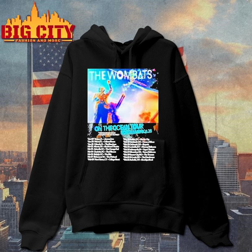 The Wombats Oh The Ocean North America Tour 2026 Dates Shirt