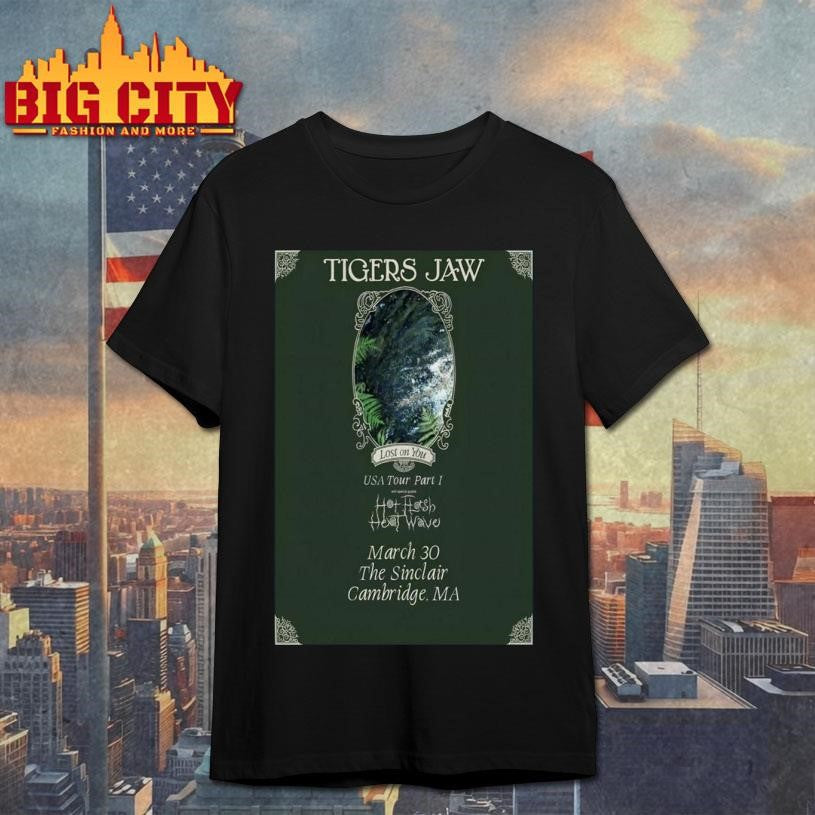 Tigers Jaw The Sinclair Cambridge, MA March 30 2026 Poster Shirt