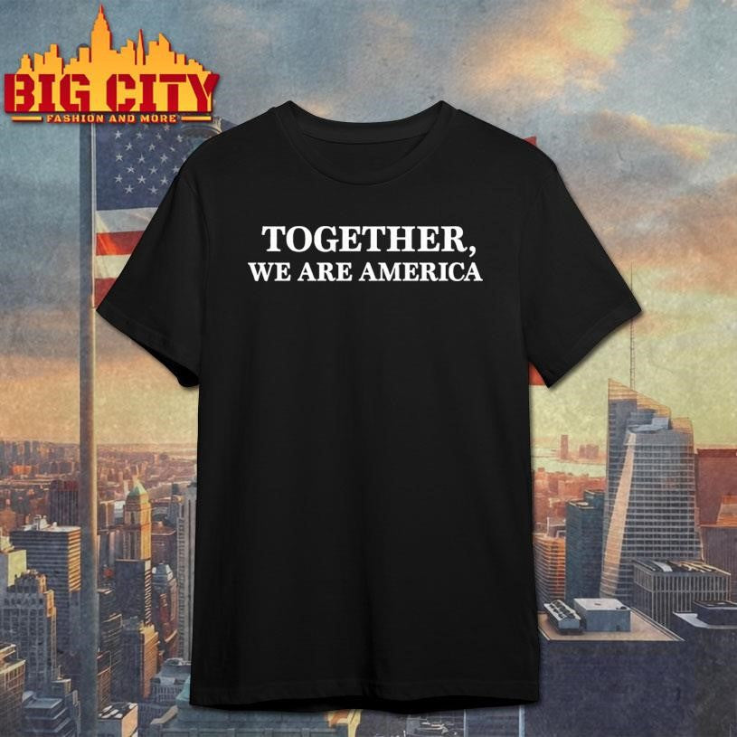 Together we are america espresso heavyweight shirt