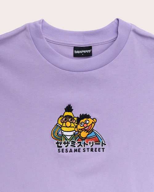 Bert and Ernie Tokyo Oversized Embroidered Tee