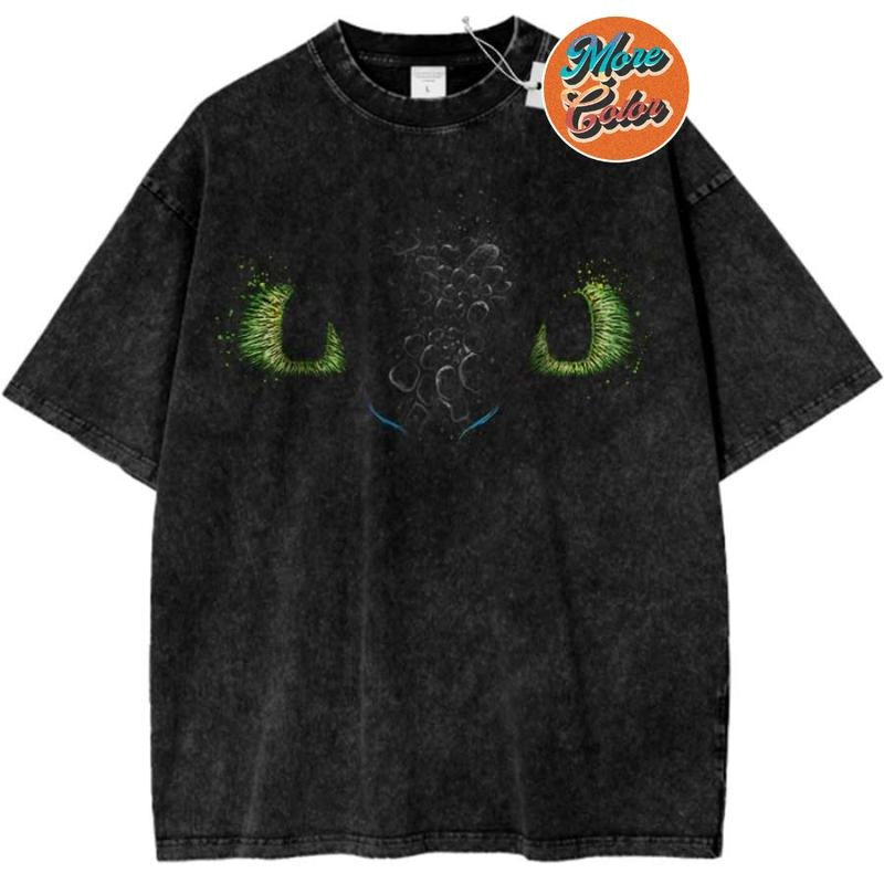 Toothless Shirt How Train Your Dragon Anime Vintage Shirts Cotton Crew Neck Size S 3XL Menswear Top Womenswear Top Underwear Streetwear T-Shirts