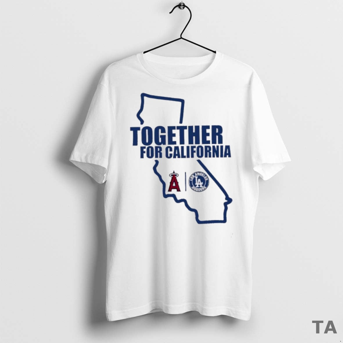 Top Awesome Los Angeles Dodgers Together For California T Shirt Sweater