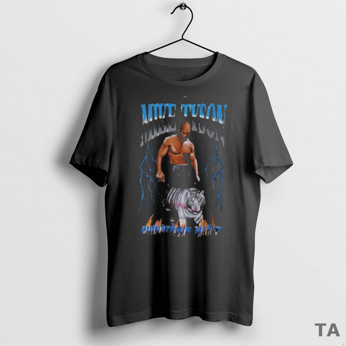 Top Chinatown Market Mike Tyson Tiger Lightning T Shirt Sweater