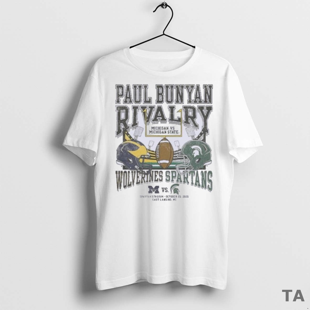 Top Gameday Michigan Vs Michigan State Paul Bunyan Rivalry T Shirt Sweater
