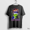 Top Houston Astros Baseball Grinch Holding Helmet Christmas T Shirt Sweater