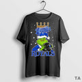 Top Kansas City Royals Baseball Grinch Holding Helmet Christmas T Shirt Sweater